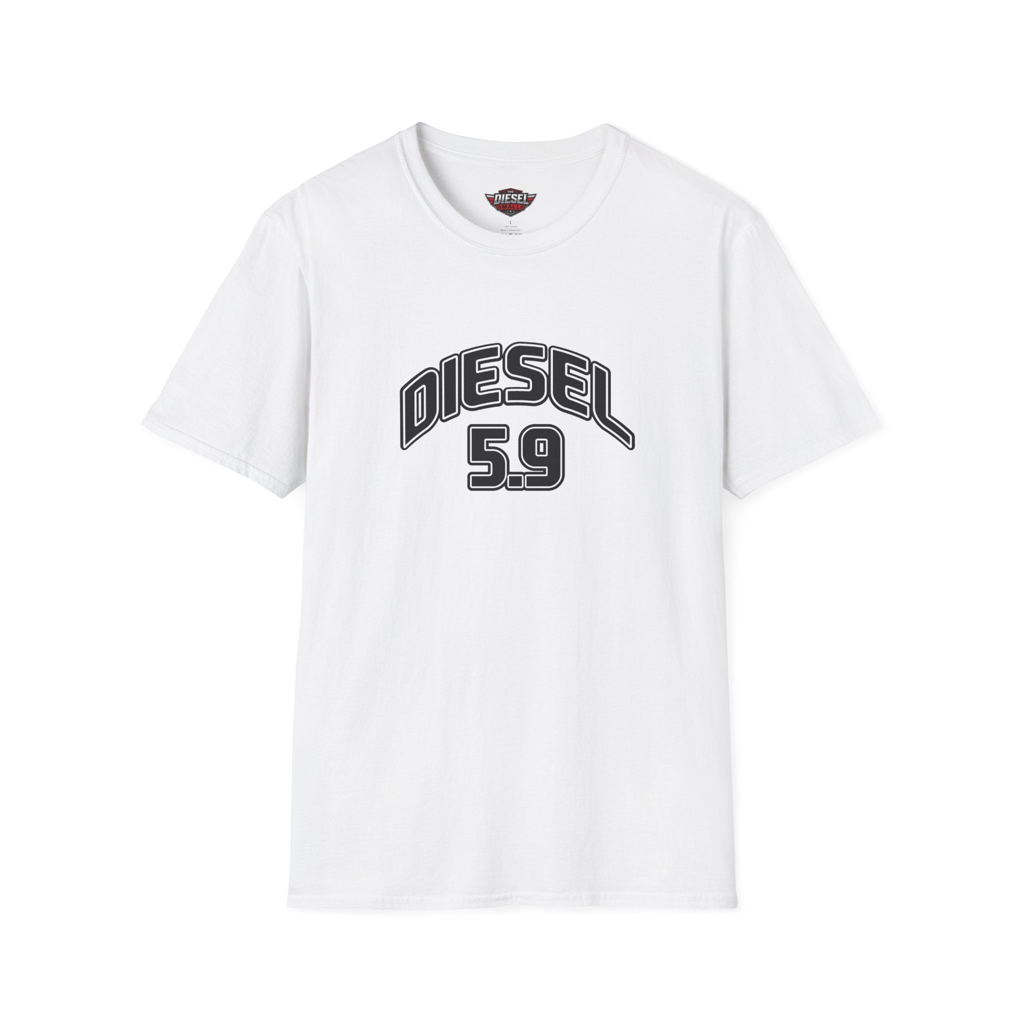 Diesel 5.9 Graphic T-Shirt — Truck Engine Retro Tee