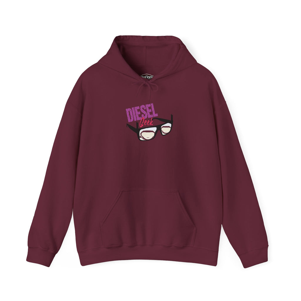 Diesel Dad Hoodie - 'Diesel' Glasses Graphic Pullover