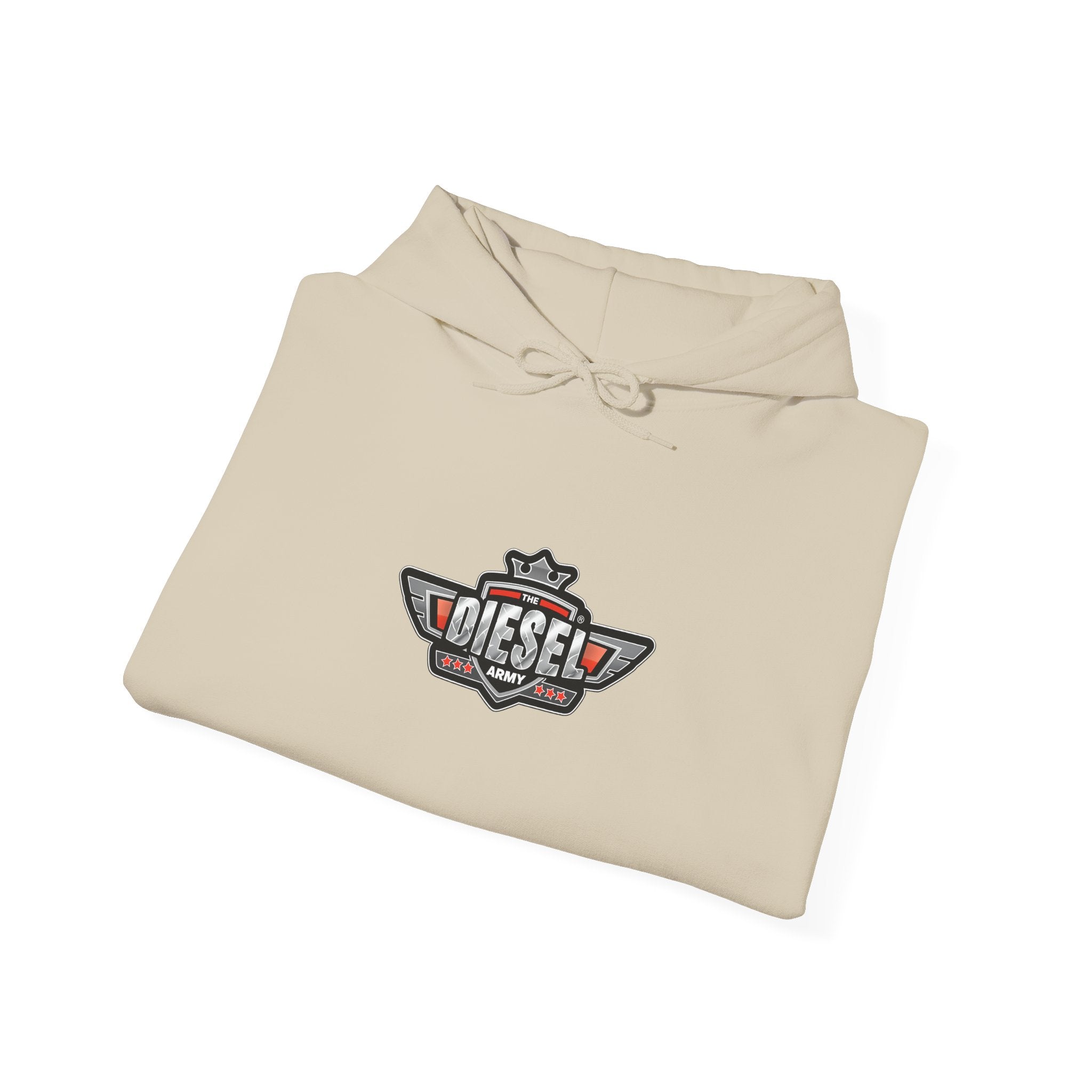 Diesel Logo Hoodie — Retro Motor Emblem Pullover
