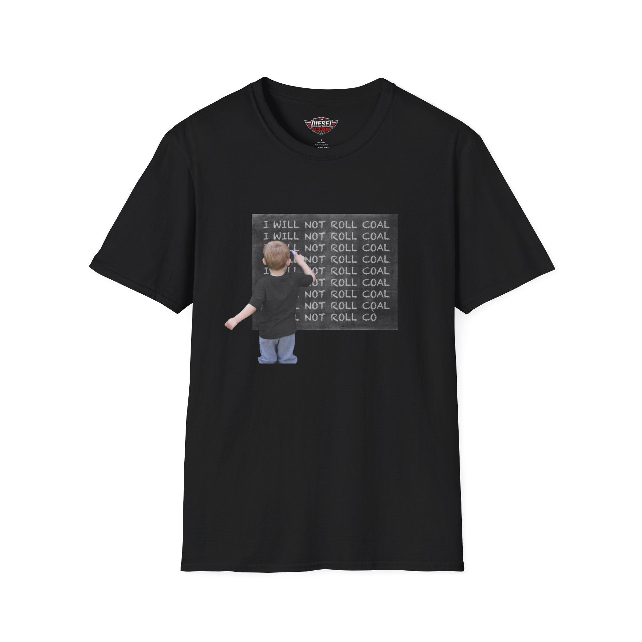 Chalkboard Kid 'I Will Not Roll Coal' T-Shirt