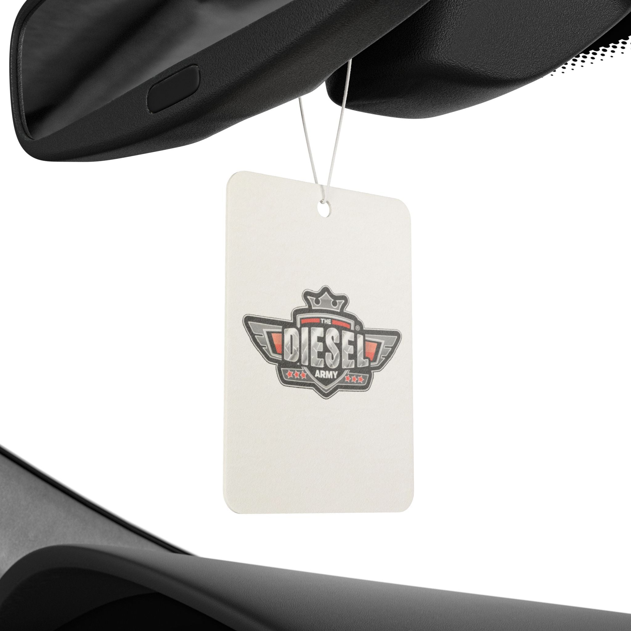 Diesel Army Logo Car Air Freshener – Rugged Automotive Scent Tag