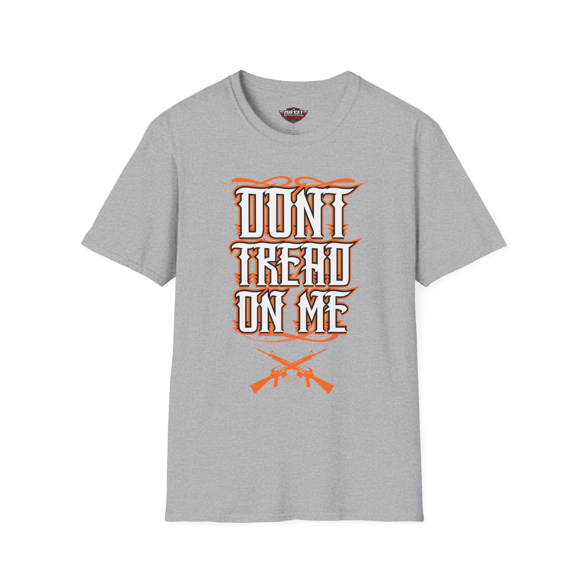 Don't Tread On Me T-Shirt — Patriotic Rifle Graphic Tee