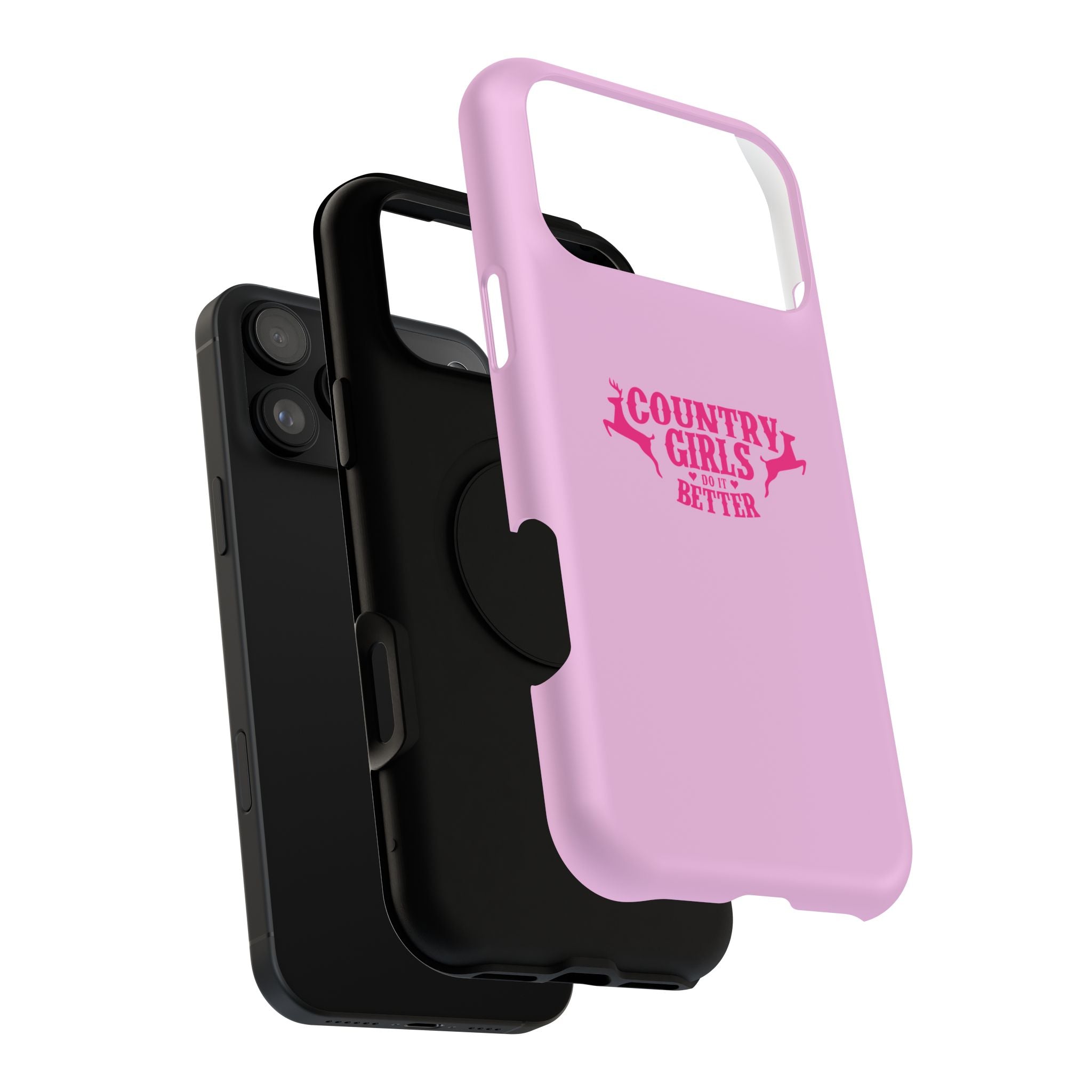 Country Girls Do It Better Pink Impact-Resistant Phone Case