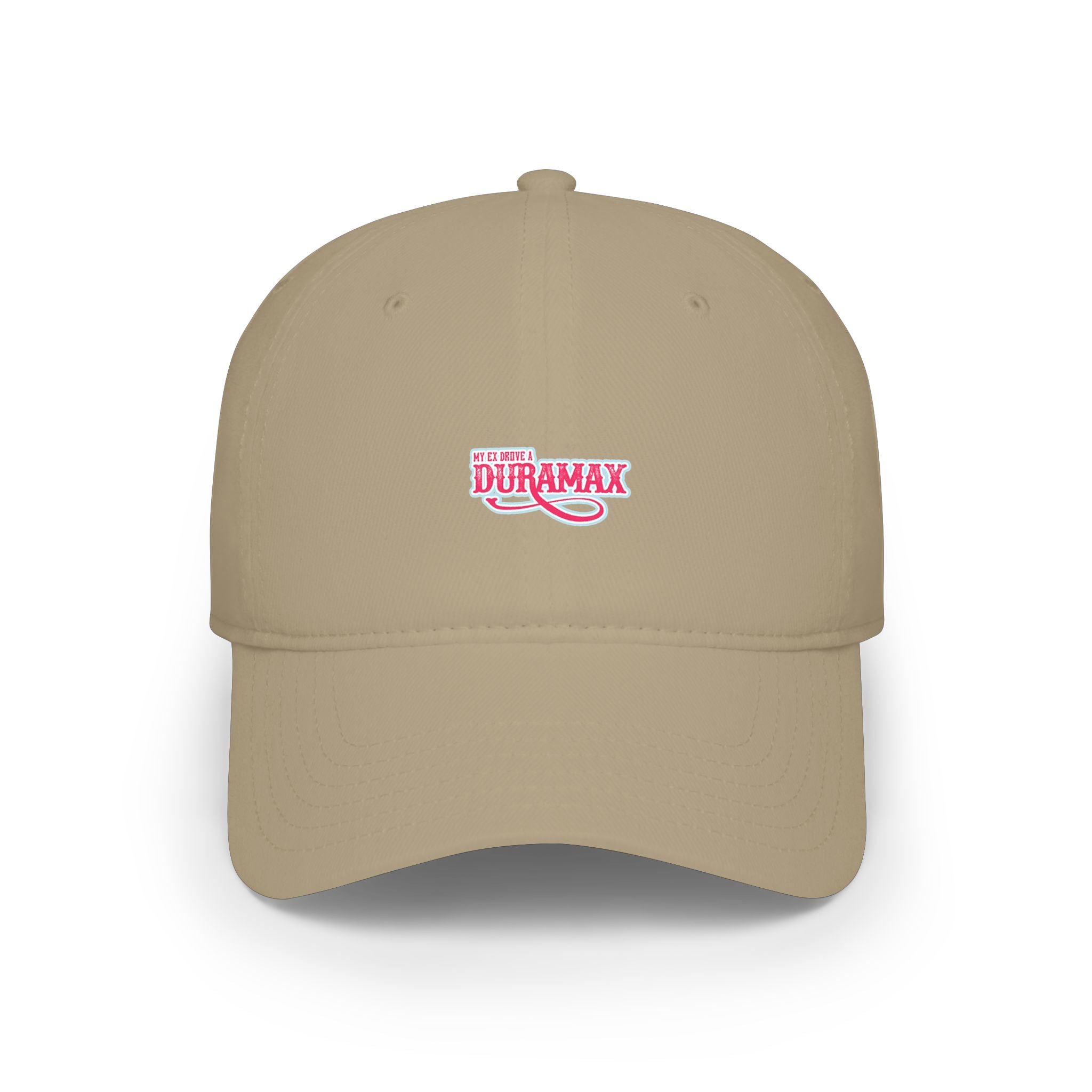 Duramax Logo Low-Profile Baseball Cap — Embroidered Small Patch Hat