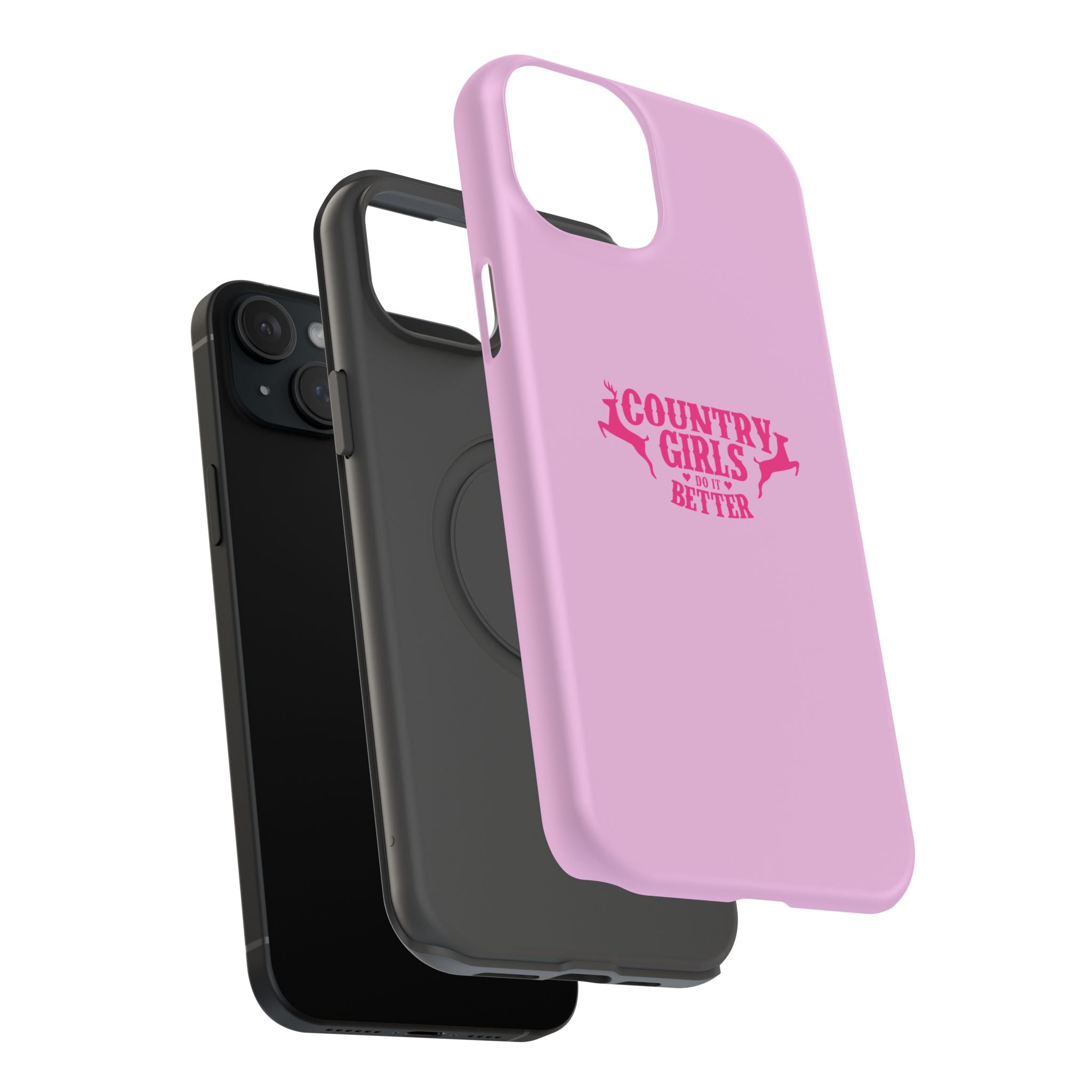 Country Girls Do It Better Pink Impact-Resistant Phone Case