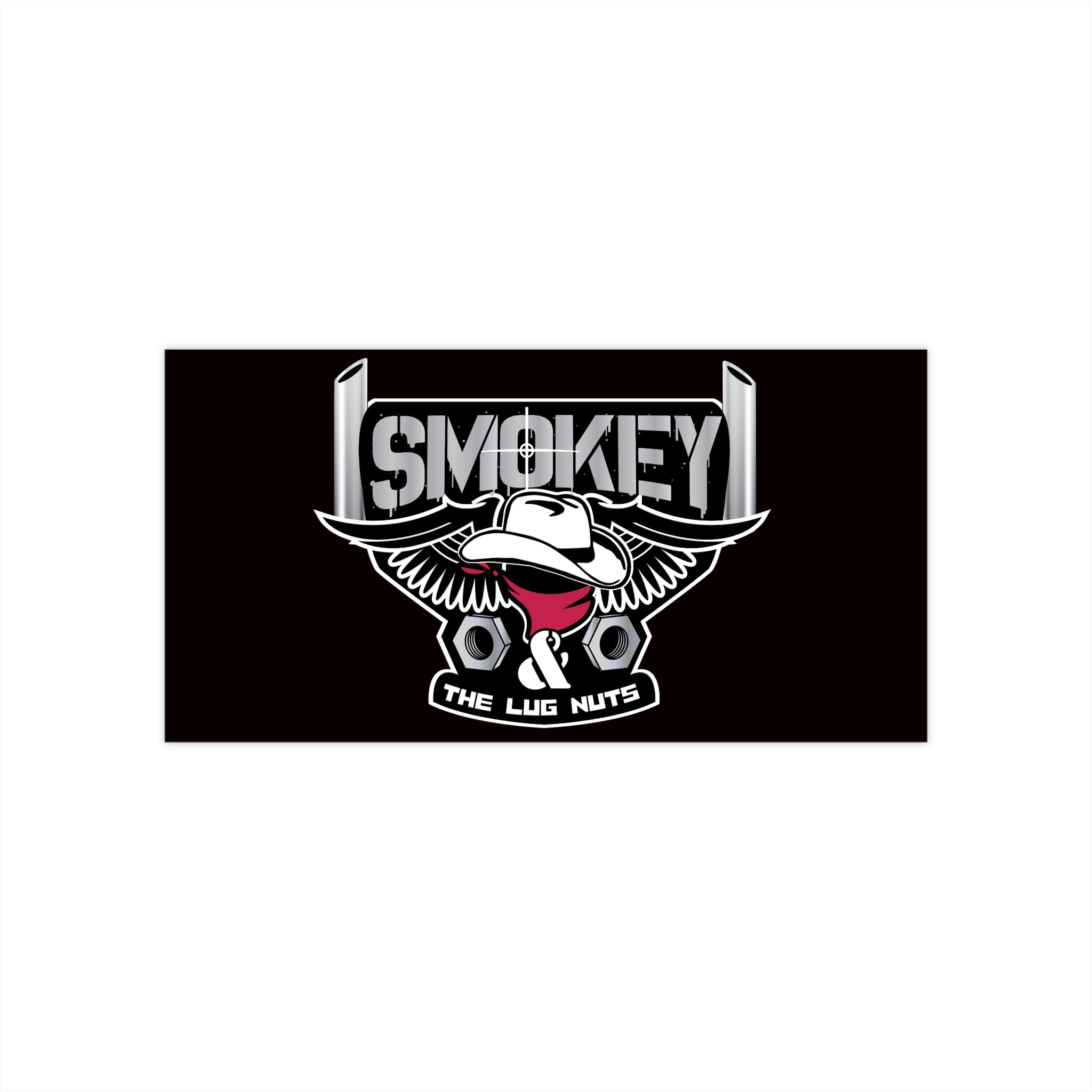 Bumper Sticker — "Smokey & The Lug Nuts" Retro Mechanic Emblem