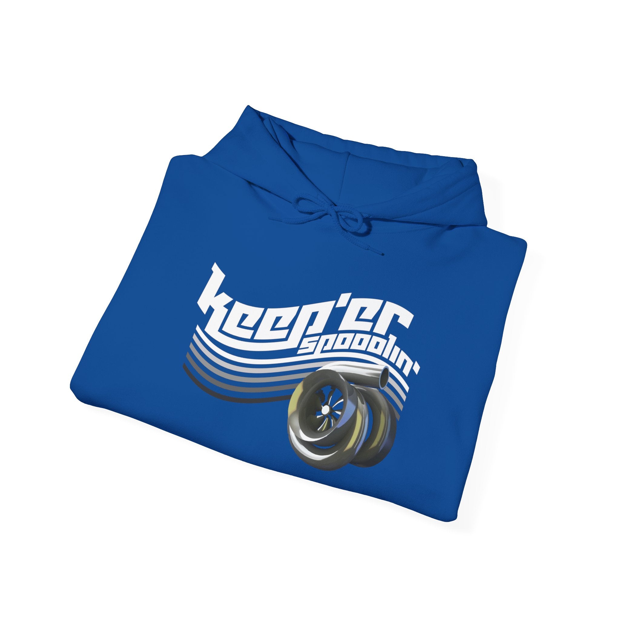 Keeper Automotive Hoodie — "Keeper Goodoline" Lens & Racing Stripe Design