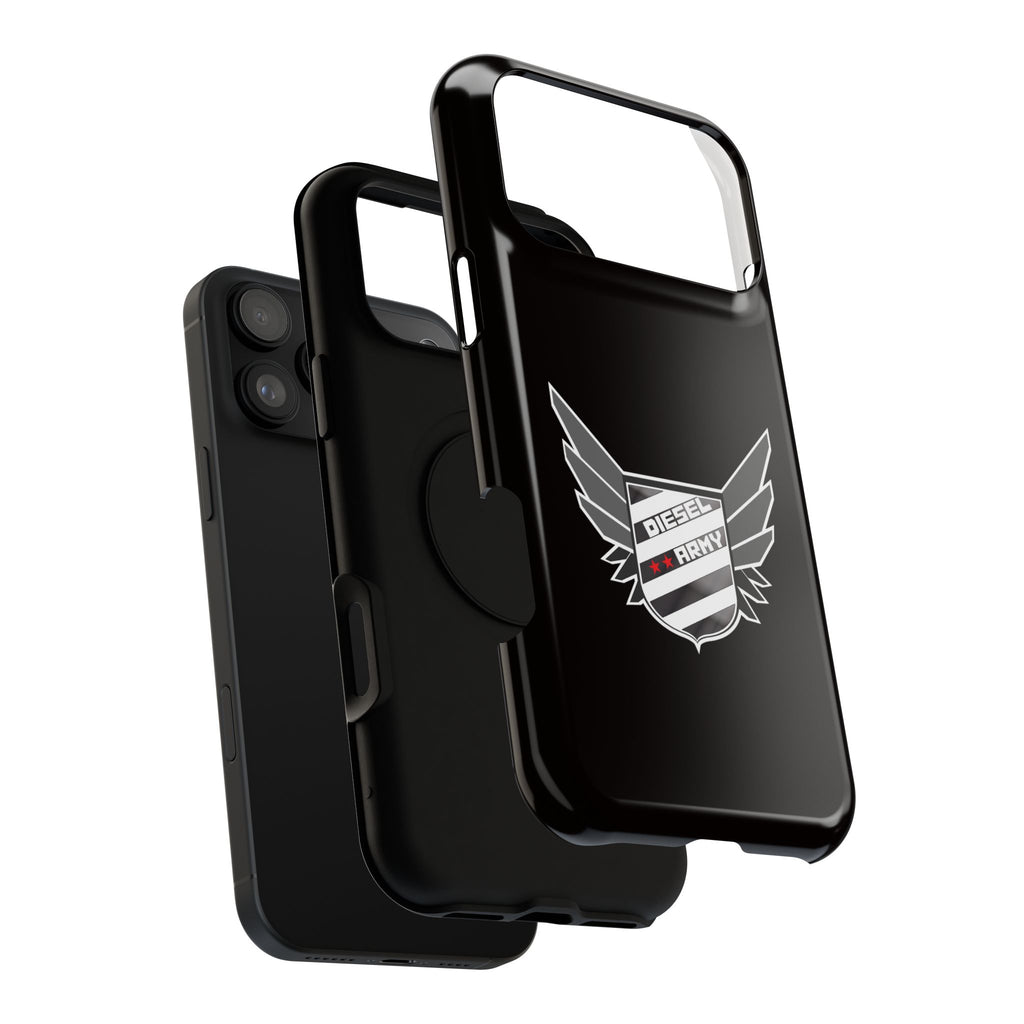 Phone Case — Black Diesel Army Emblem Impact-Resistant Case