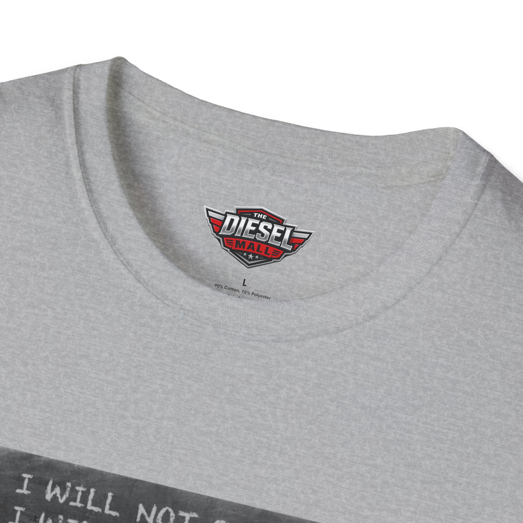 Chalkboard Kid 'I Will Not Roll Coal' T-Shirt