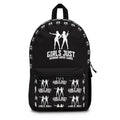 Girls Just Wanna Have Guns Backpack – Tactical Black Statement Bag