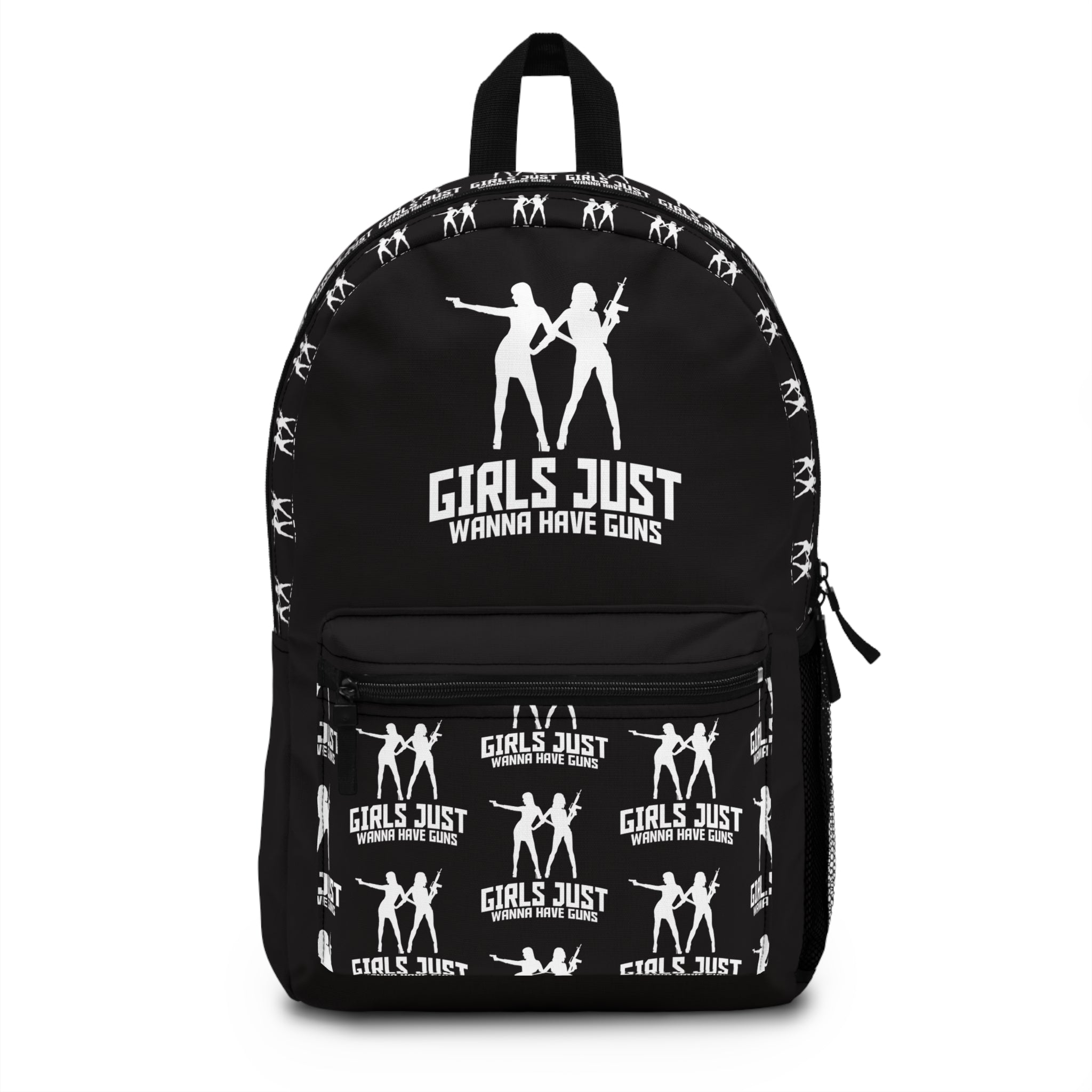 Girls Just Wanna Have Guns Backpack – Tactical Black Statement Bag