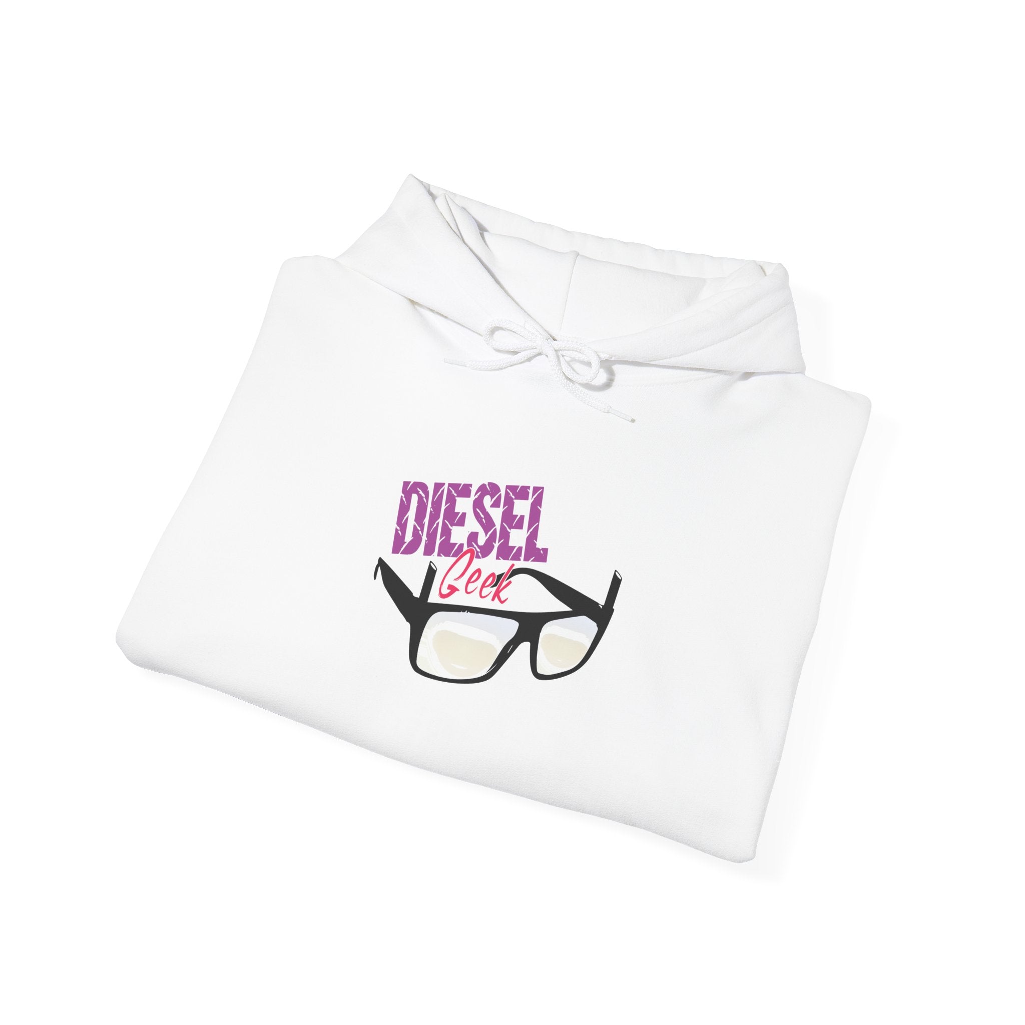 Diesel Dad Hoodie - 'Diesel' Glasses Graphic Pullover