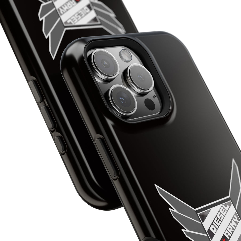Phone Case — Black Diesel Army Emblem Impact-Resistant Case