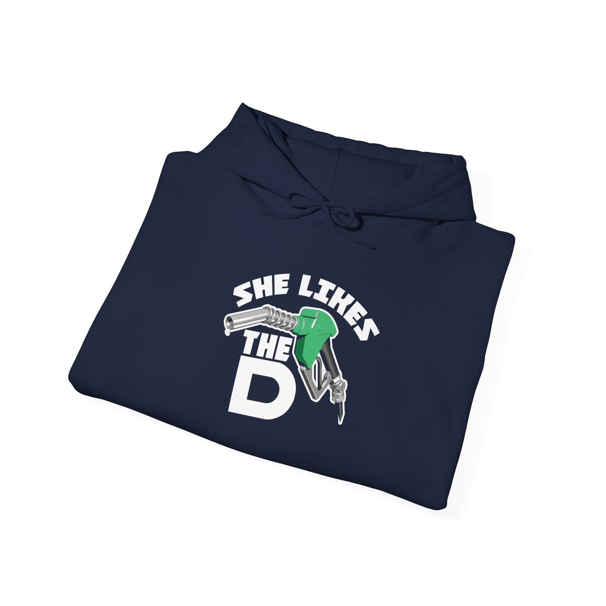 Hoodie - “She Likes the D” St. Patrick’s Day Lucky Beer Shamrock Hooded Sweatshirt