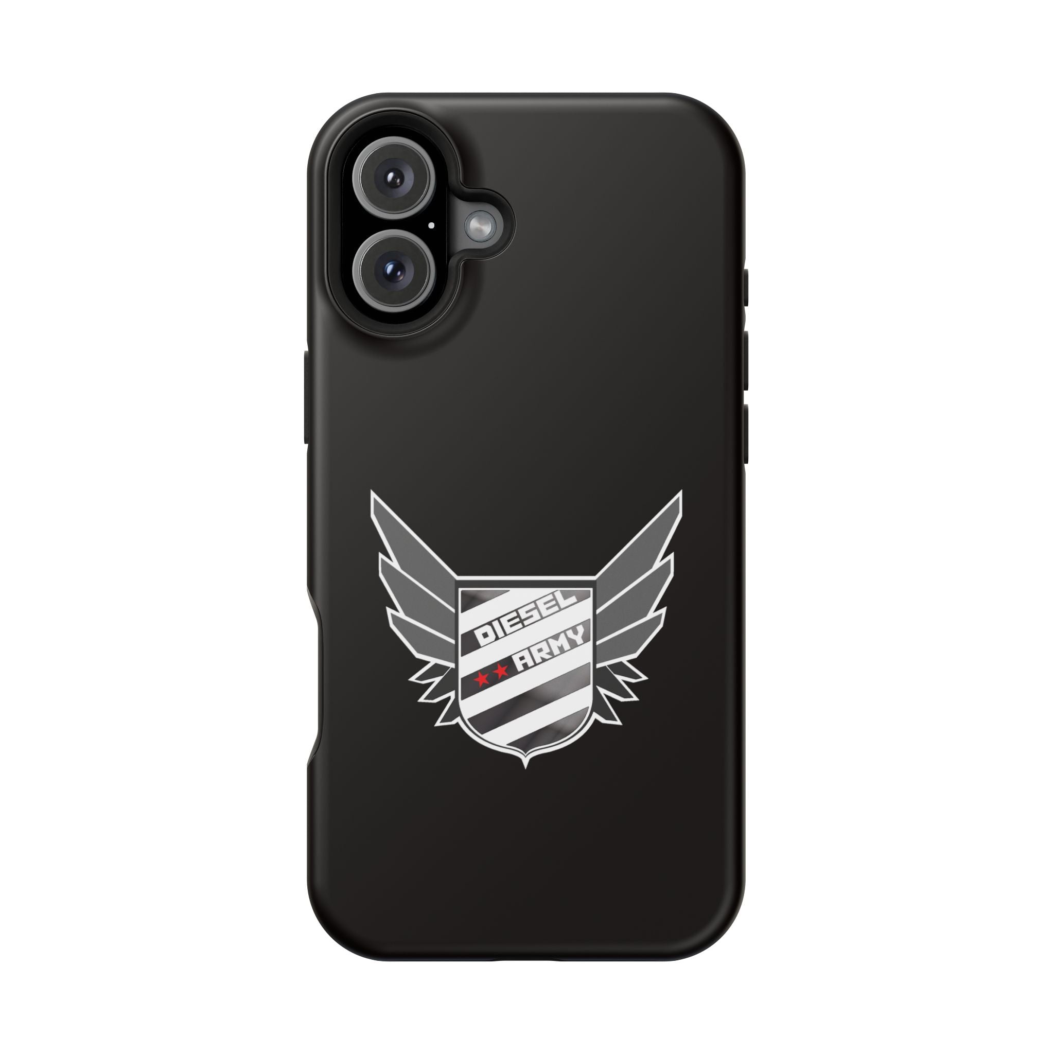 Phone Case — Black Diesel Army Emblem Impact-Resistant Case