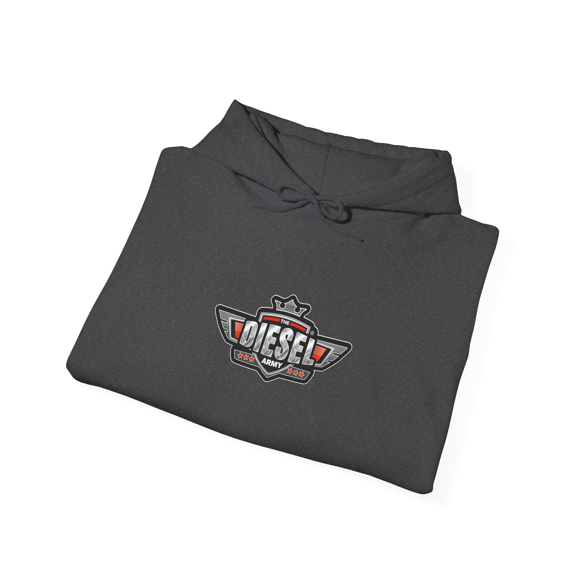 Diesel Logo Hoodie — Retro Motor Emblem Pullover