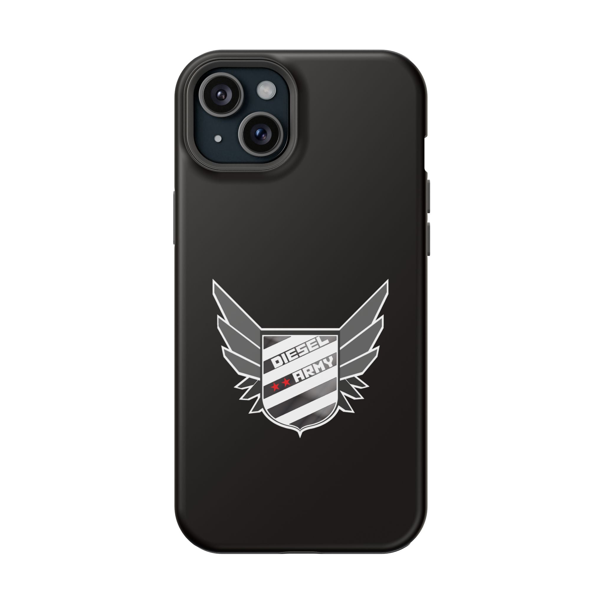 Phone Case — Black Diesel Army Emblem Impact-Resistant Case