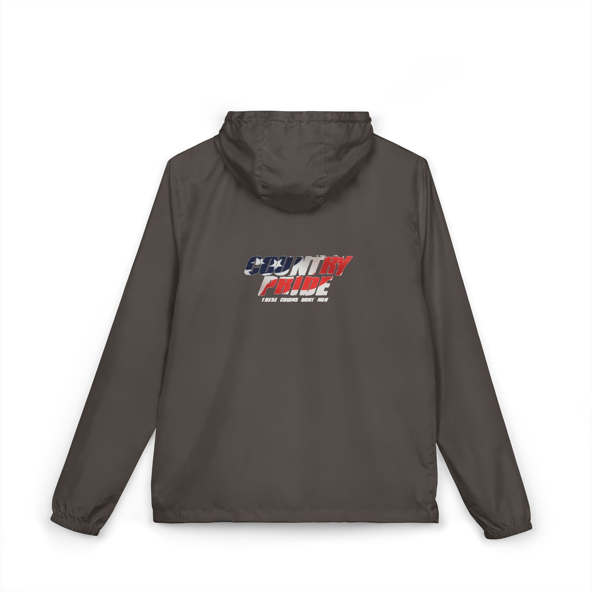 Windbreaker Jacket — American Flag "Country Pride" Graphic