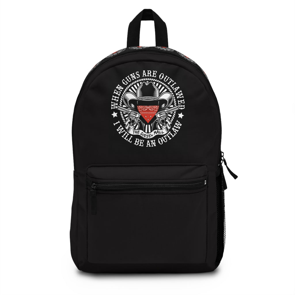 Backpack — "When Guns Are Outlawed" Outlaw Cowboy Tactical Backpack