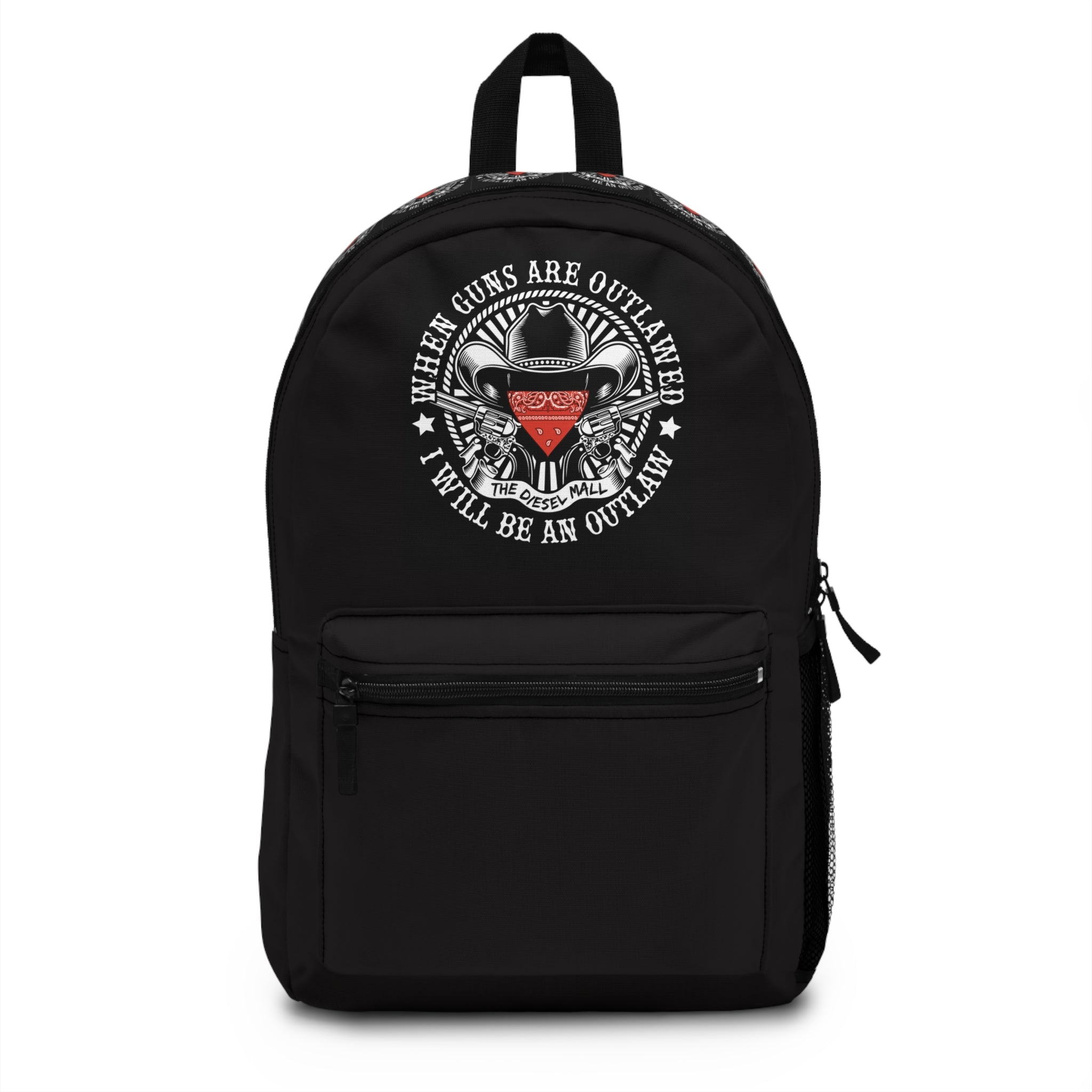 Backpack — "When Guns Are Outlawed" Outlaw Cowboy Tactical Backpack