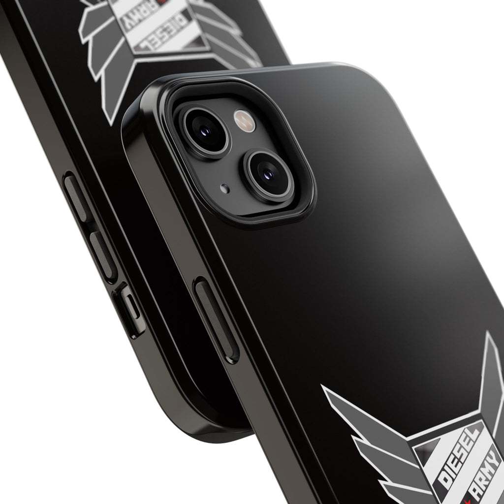 Phone Case — Black Diesel Army Emblem Impact-Resistant Case