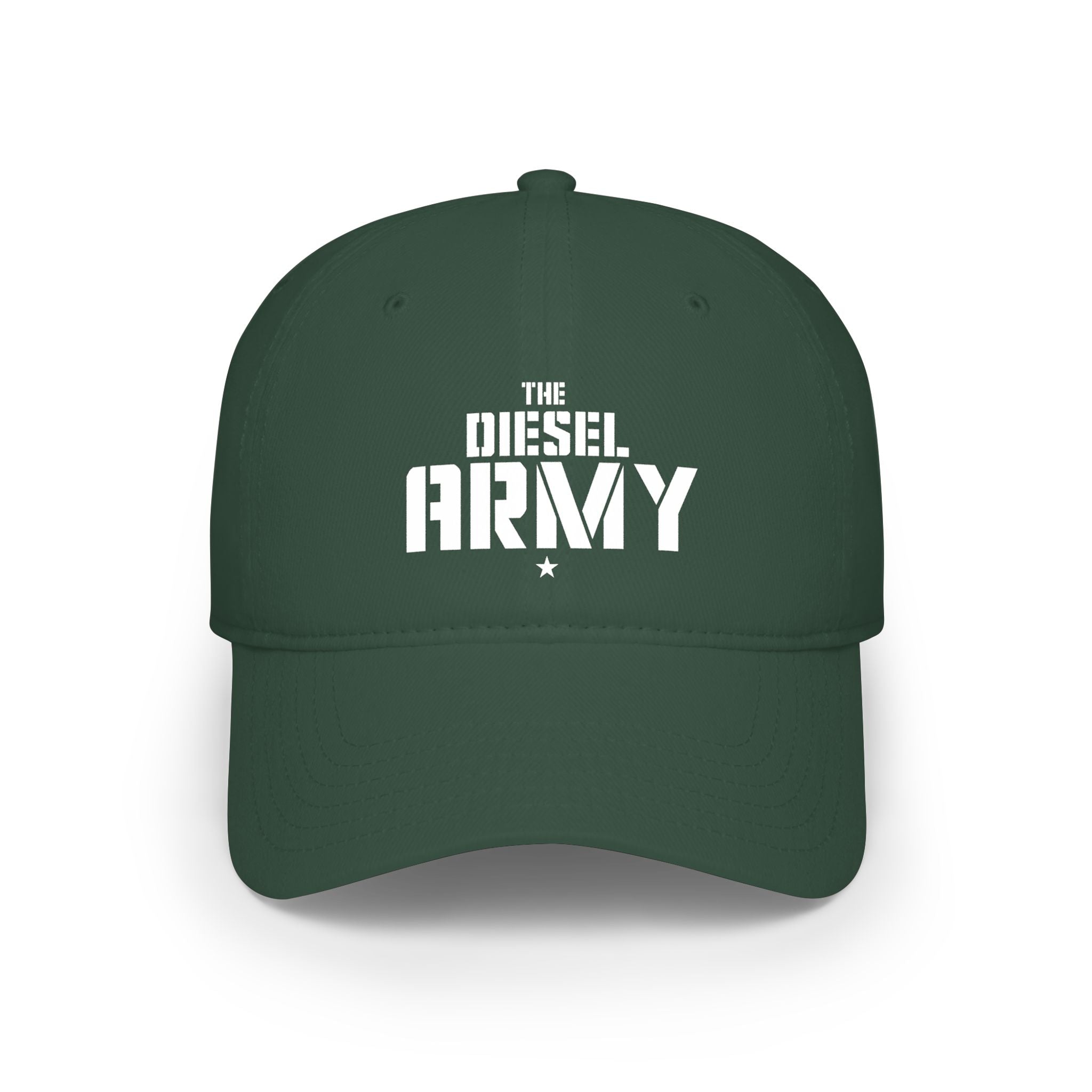 The Diesel Army Low Profile Baseball Cap — Military-Style Trucker Hat