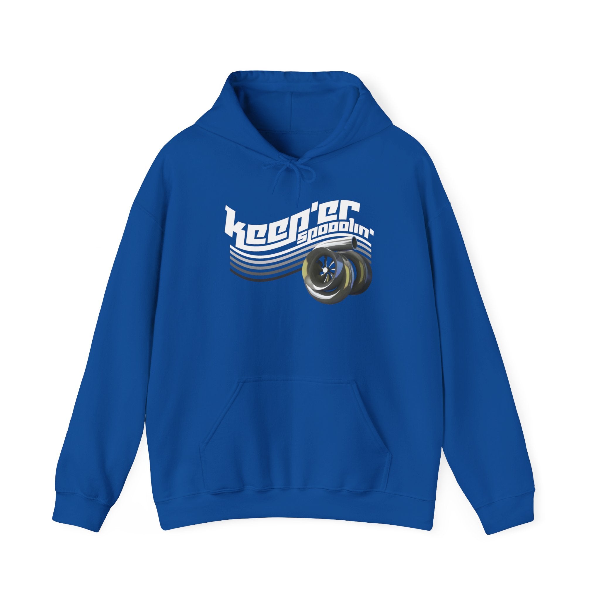 Keeper Automotive Hoodie — "Keeper Goodoline" Lens & Racing Stripe Design