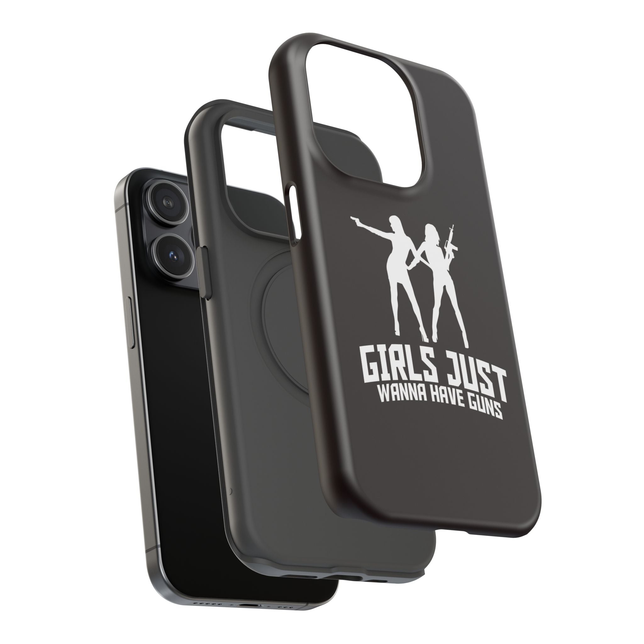 Phone Case — "Girls Just Wanna Have Guns" Impact-Resistant Protective Case