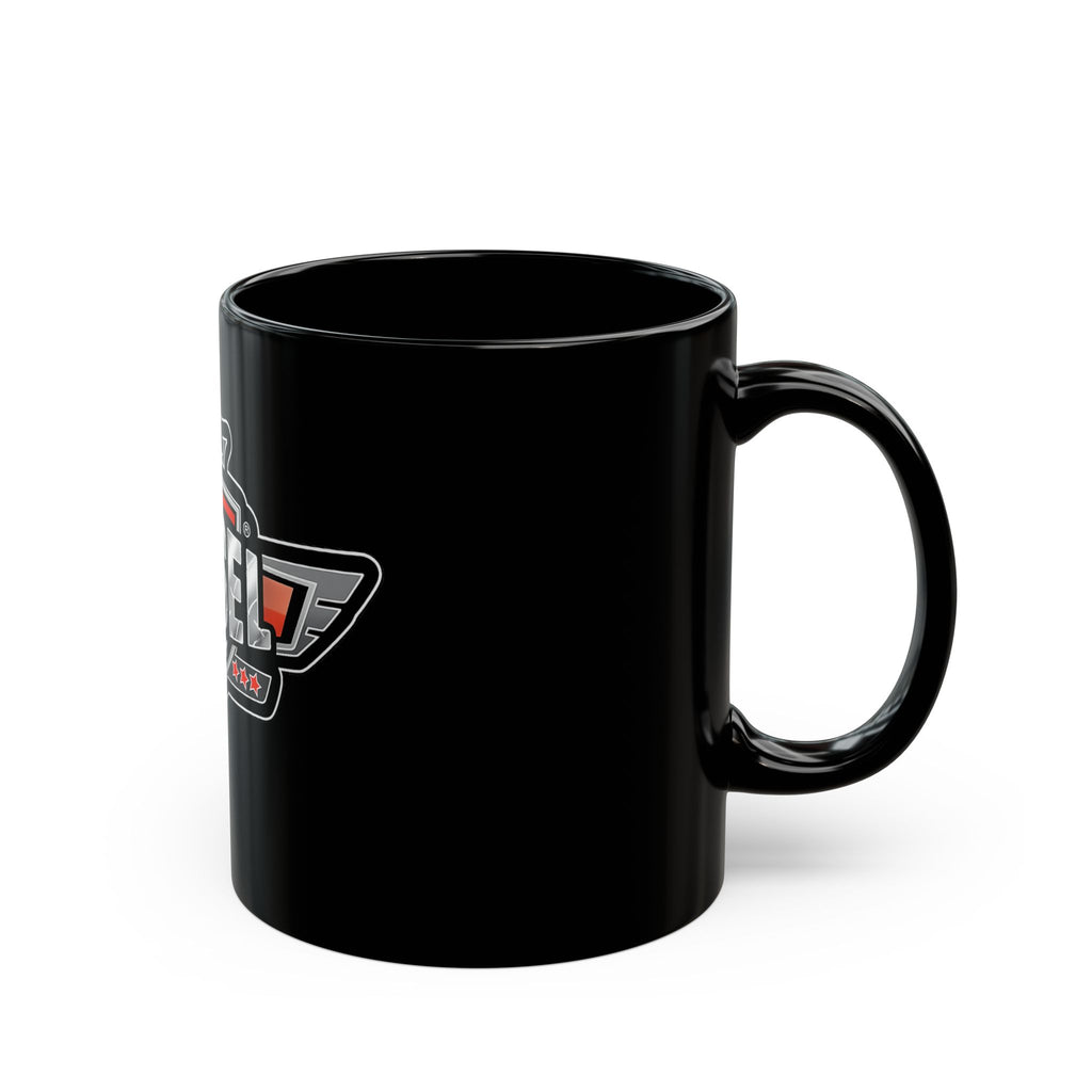 Diesel Army Logo Mug — Black Coffee Cup for Truckers & Gearheads (11oz/15oz)