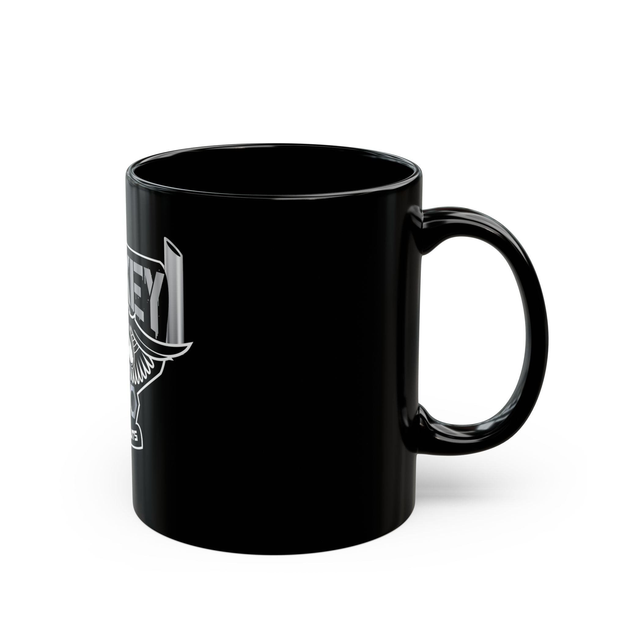Smokey The Log Nuts Black Coffee Mug – Retro Trucker Emblem (11oz/15oz)