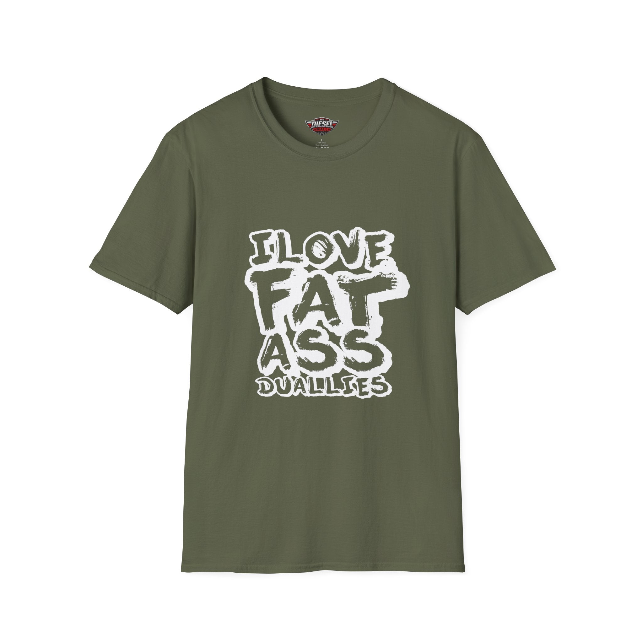 T-Shirt — "I Love Fat Ass Duallies" Graphic Tee