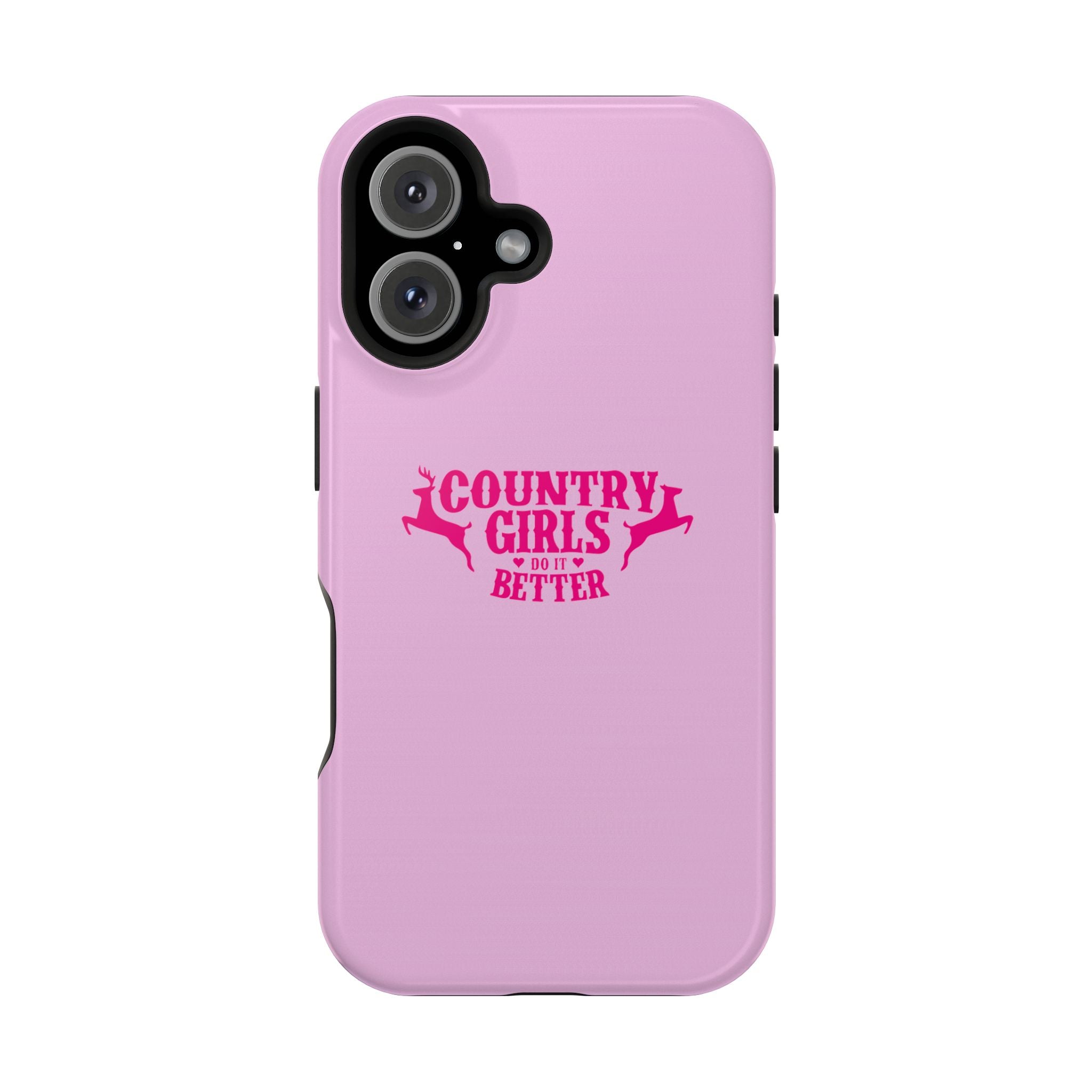 Country Girls Do It Better Pink Impact-Resistant Phone Case
