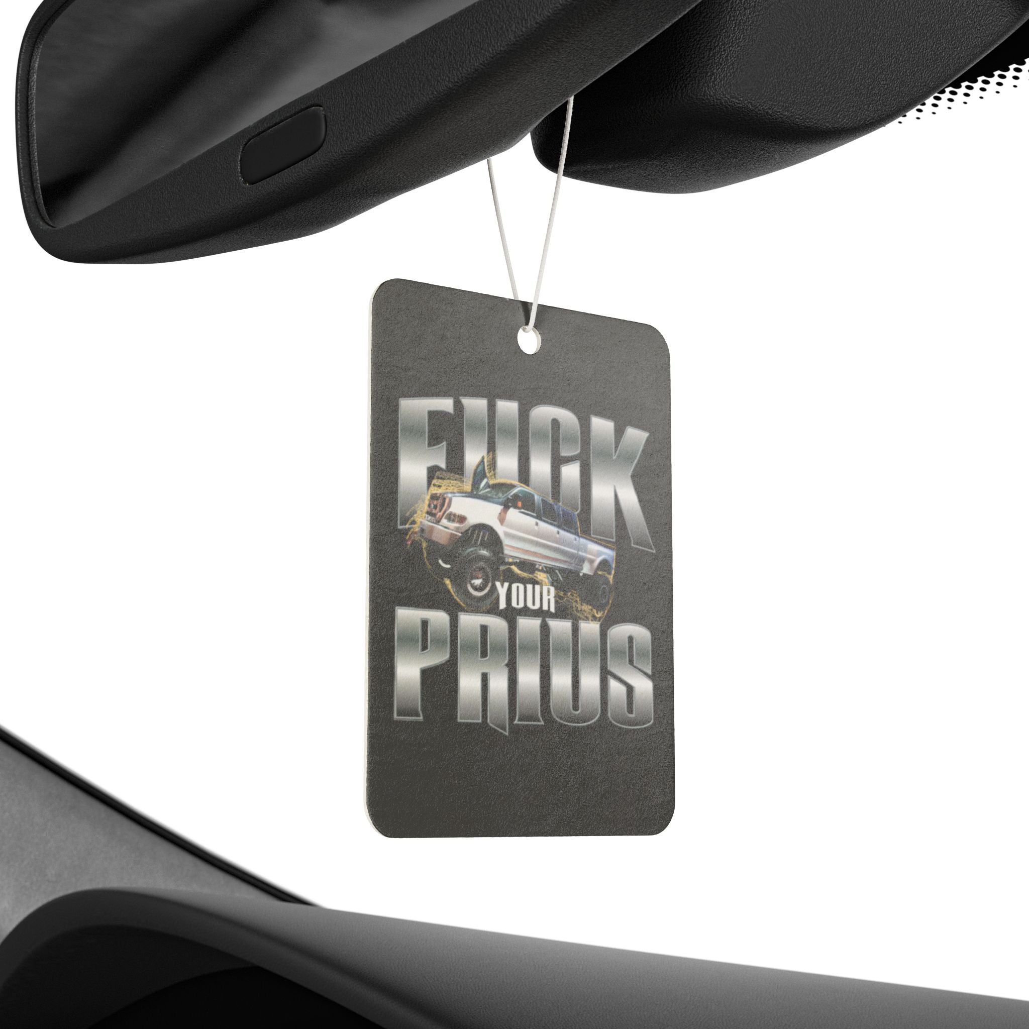 Car Air Freshener — 'F*** Your Prius' Retro Muscle Car Scent Tag