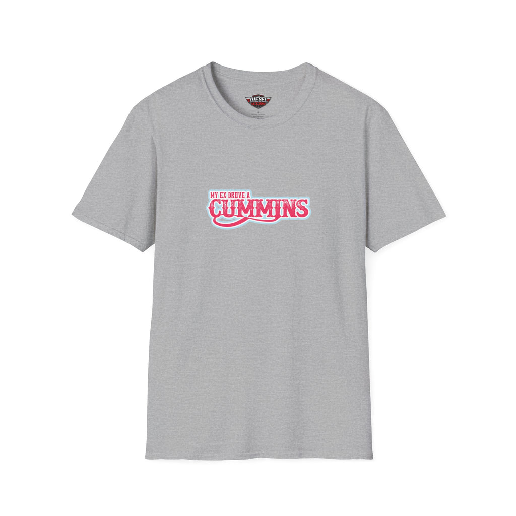 Cummins Vintage Logo T‑Shirt — Pink Retro Trucking Tee