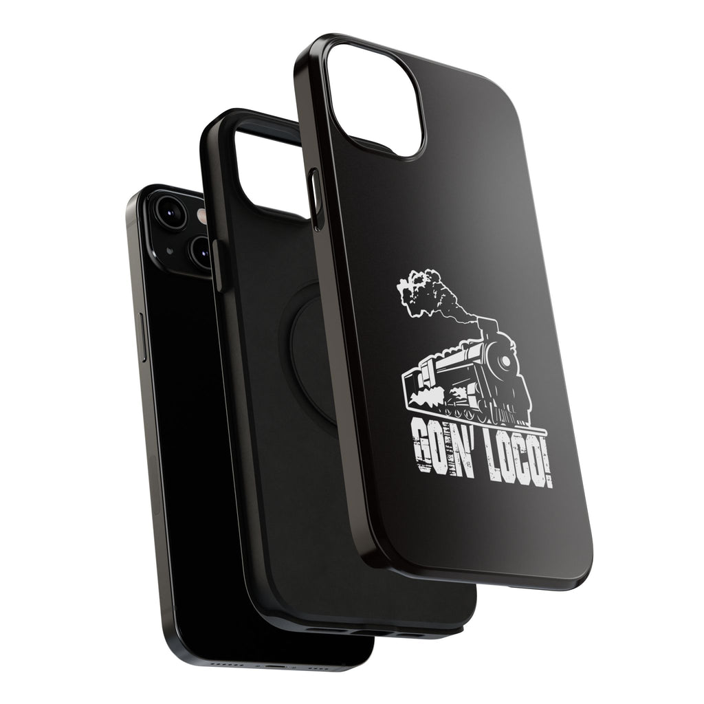Train Graphic Phone Case — “Goin' Loco!” Impact-Resistant Protective Case