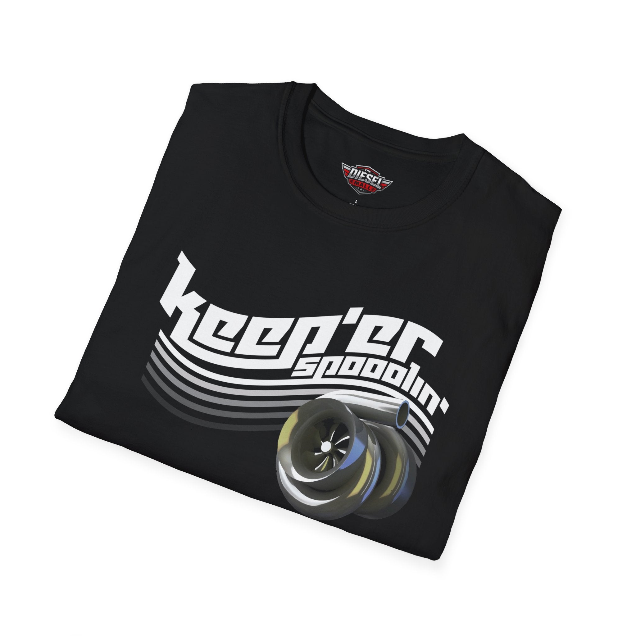 Skateboarder Graphic T-Shirt — “Keeper Goodin” Retro Wheels Design