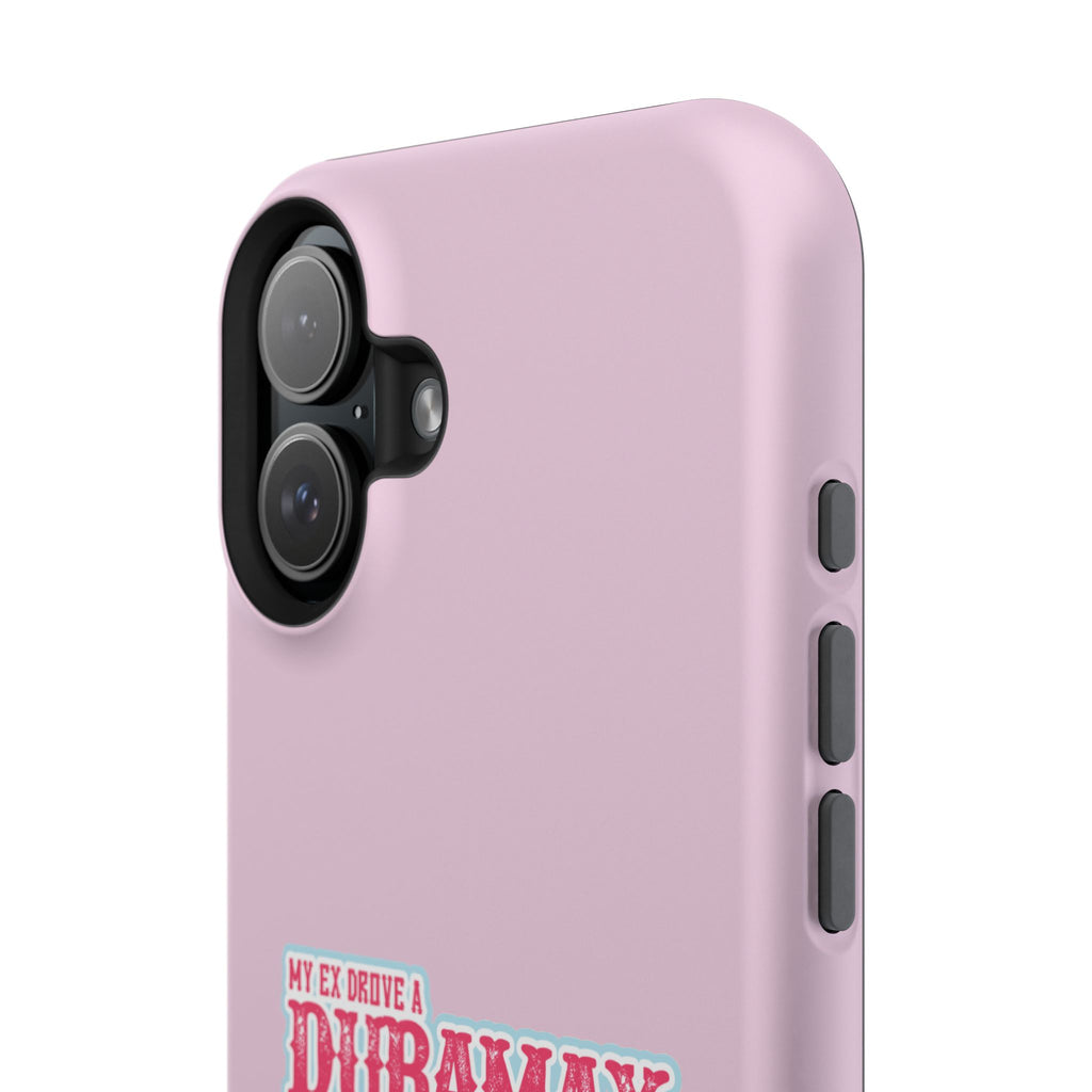 Duramax Phone Case — Impact-Resistant Pink Protective Case with “My Ex Drove a Duramax” Graphic