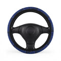 Diesel Logo Steering Wheel Cover - Blue & Red Car Accessory