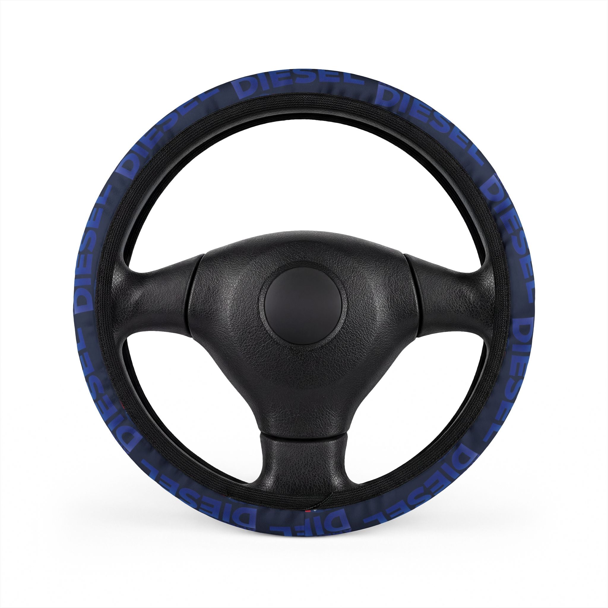 Diesel Logo Steering Wheel Cover - Blue & Red Car Accessory
