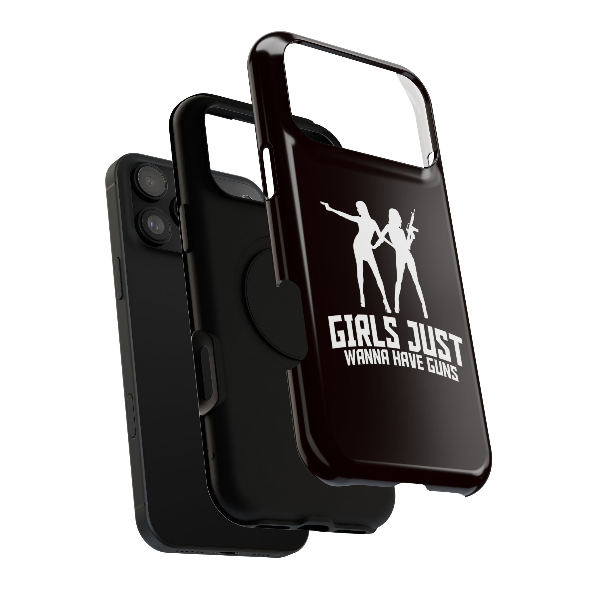 Phone Case — "Girls Just Wanna Have Guns" Impact-Resistant Protective Case