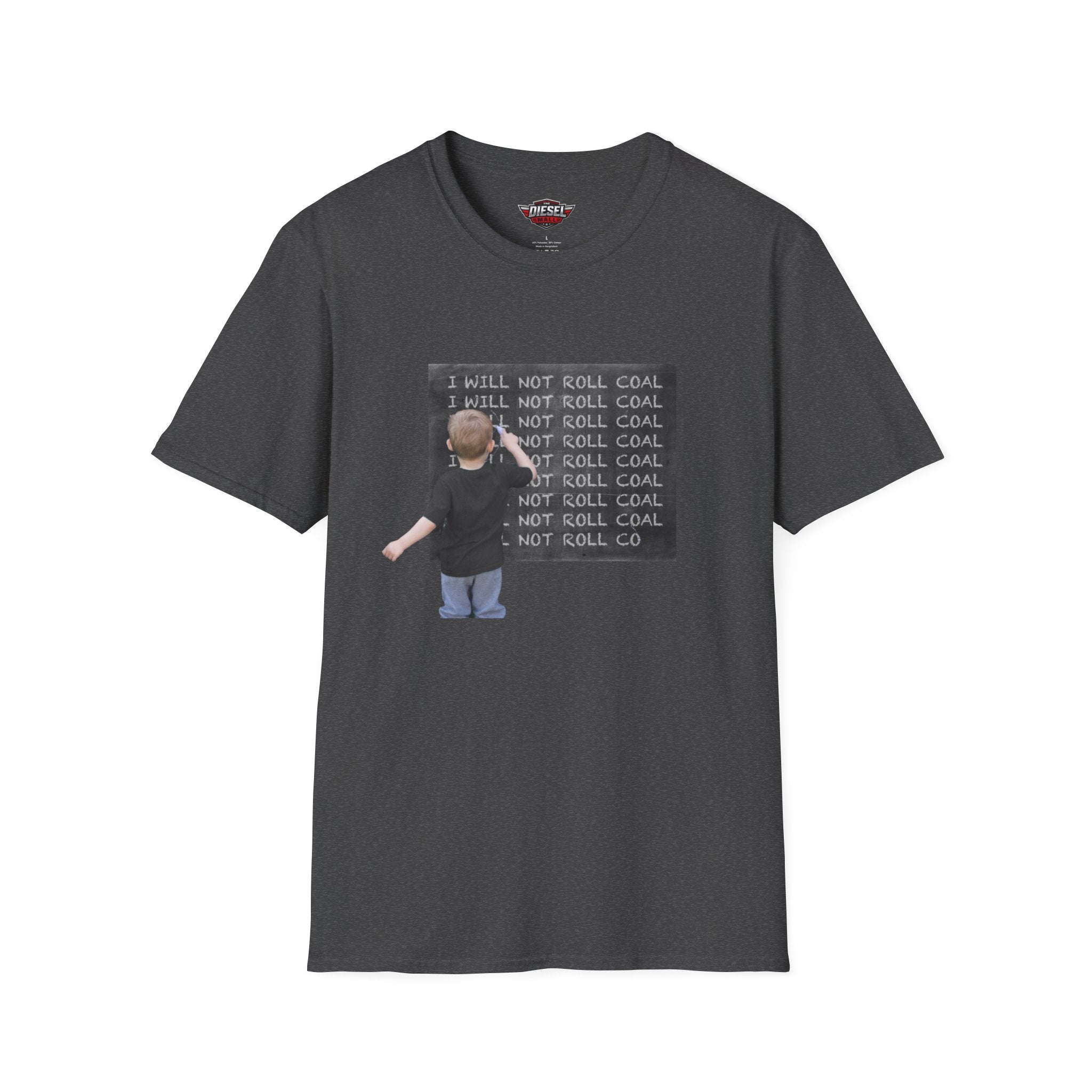 Chalkboard Kid 'I Will Not Roll Coal' T-Shirt