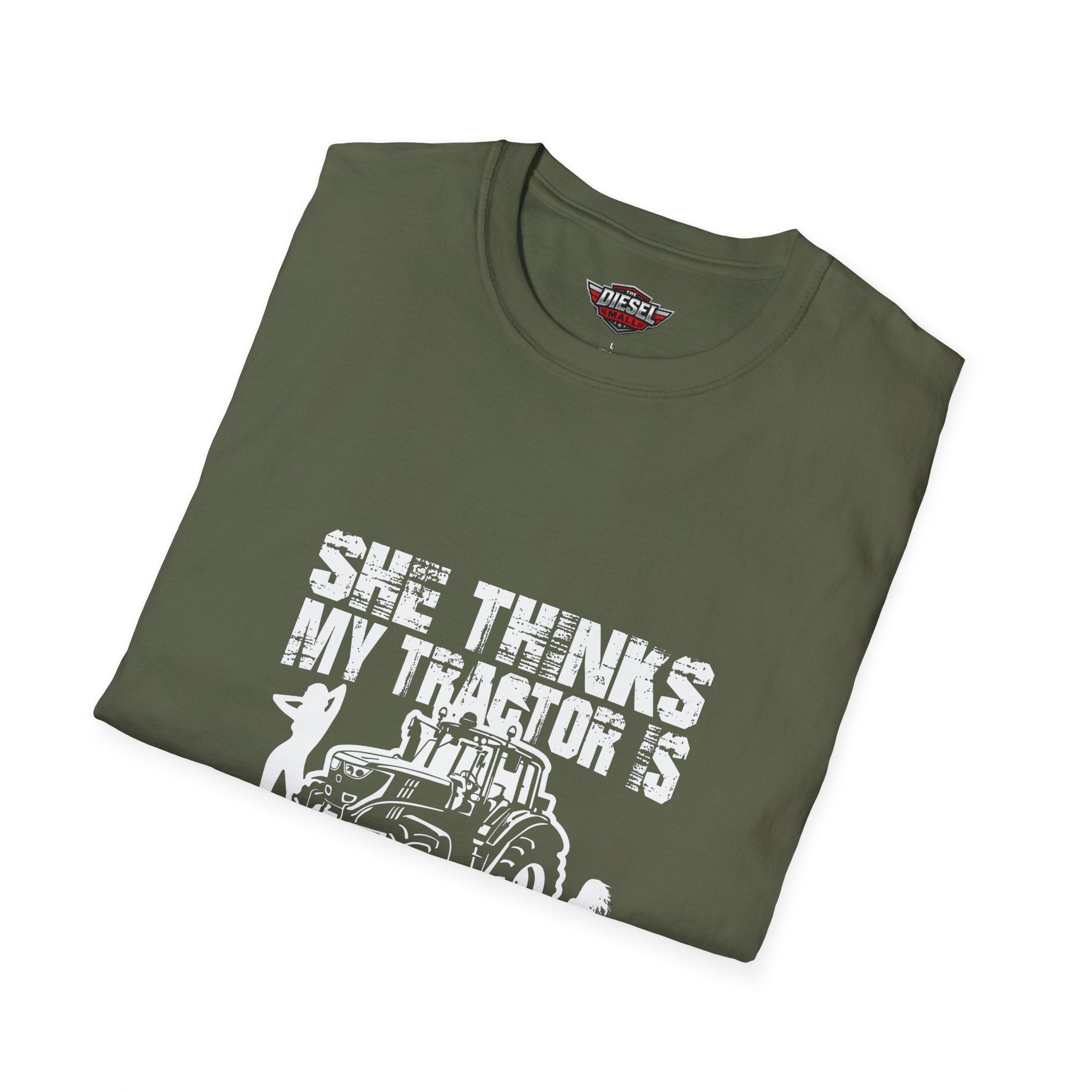 Tractor Sexy T-Shirt — "She Thinks My Tractor Is Sexy" Farm Humor Tee