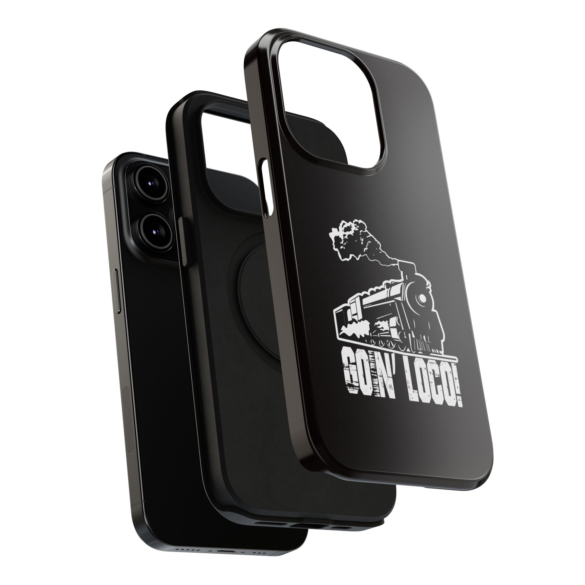Train Graphic Phone Case — “Goin' Loco!” Impact-Resistant Protective Case