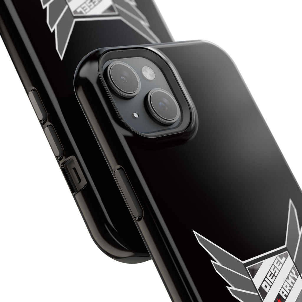 Phone Case — Black Diesel Army Emblem Impact-Resistant Case