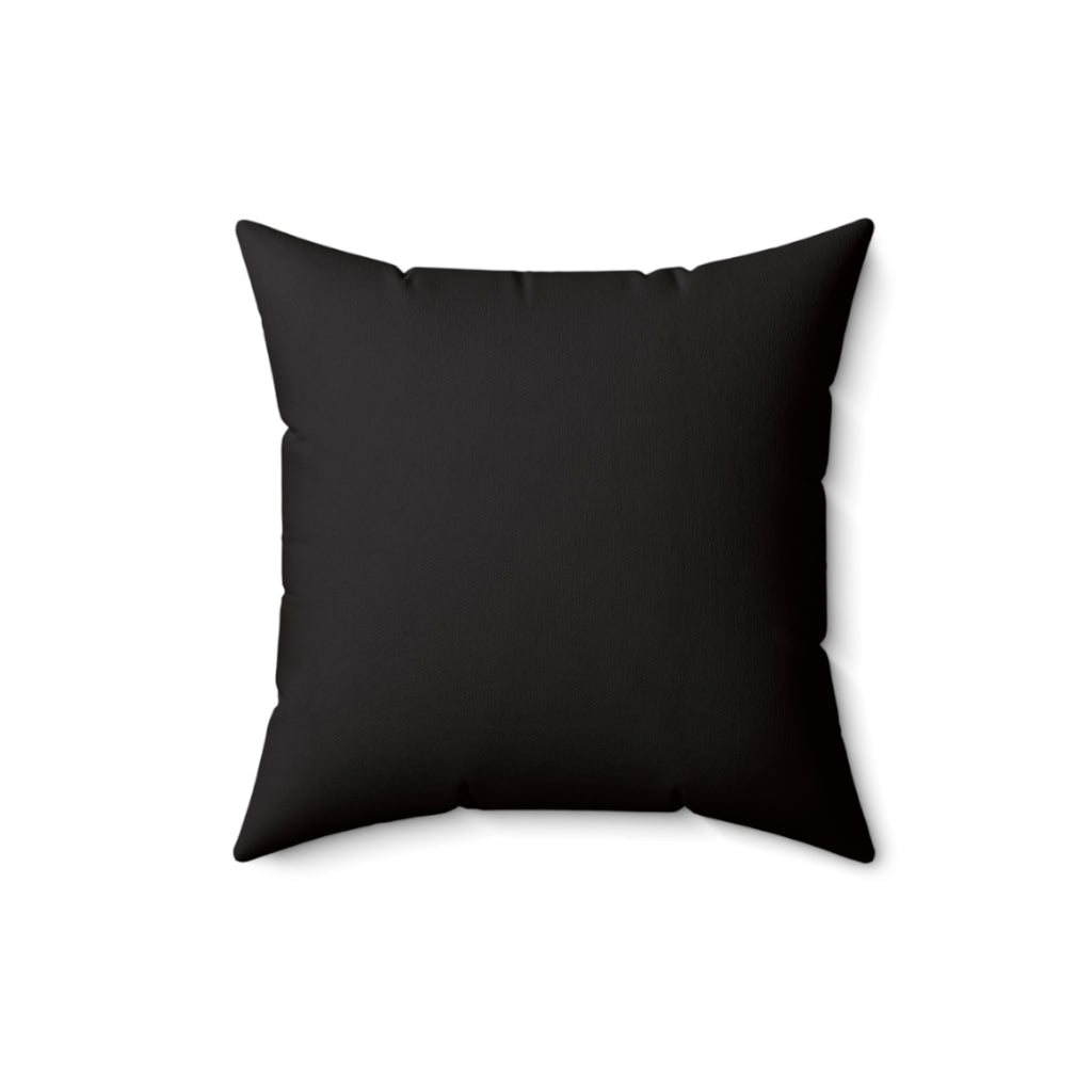 Diesel Army Crest Throw Pillow — Black Spun Polyester Accent Cushion