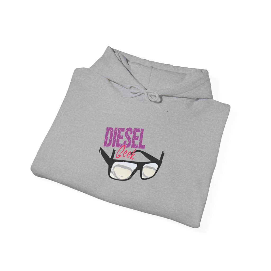 Diesel Dad Hoodie - 'Diesel' Glasses Graphic Pullover