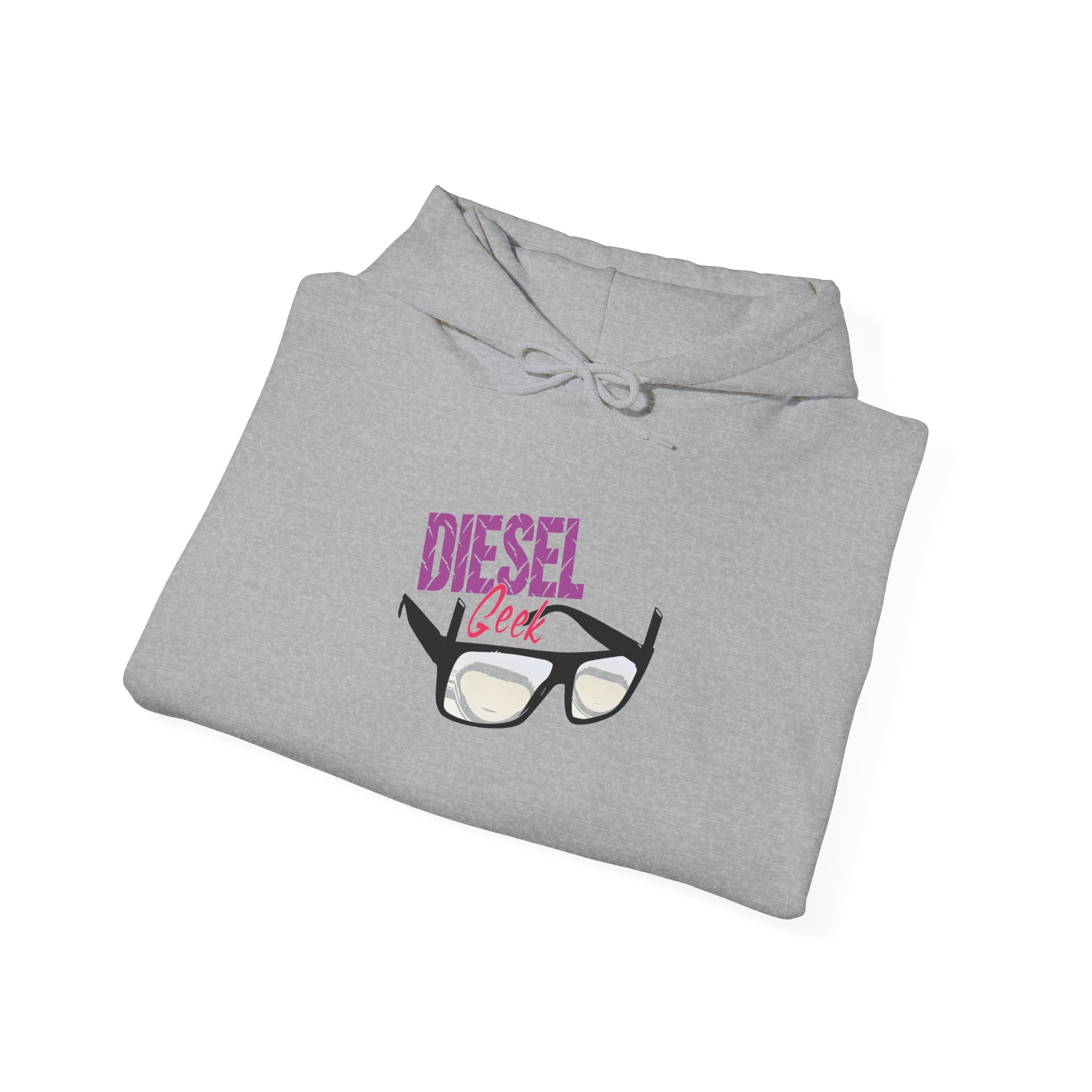 Diesel Dad Hoodie - 'Diesel' Glasses Graphic Pullover