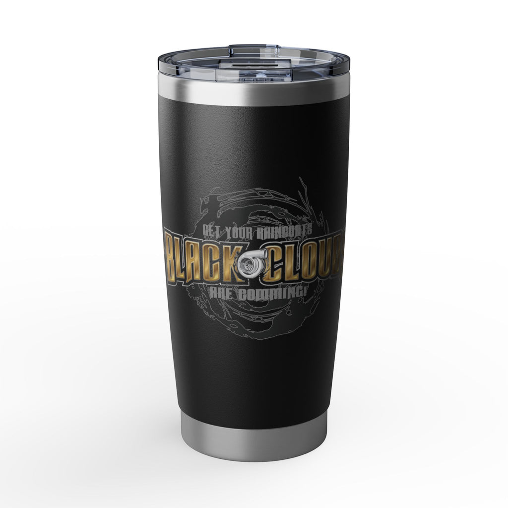 Vagabond 20oz Tumbler – Black Clouds  Logo Insulated Travel Cup