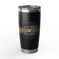 Vagabond 20oz Tumbler – Black Clouds  Logo Insulated Travel Cup