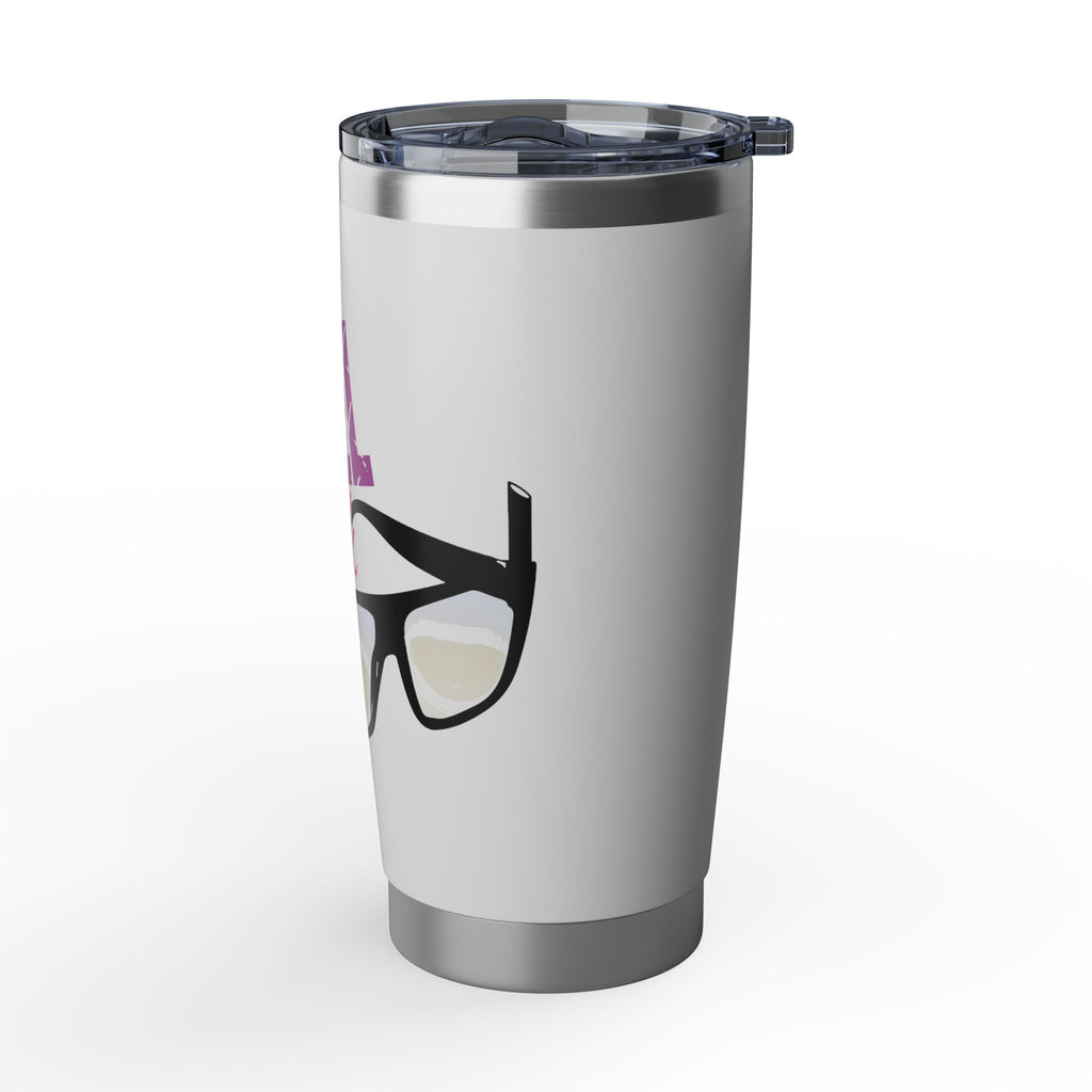 Diesel Geek 20oz Tumbler – Travel Mug with Glasses Graphic